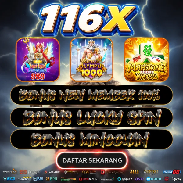 116X Bonus Member Baru 100%